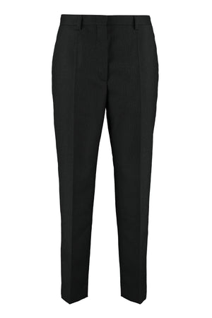 Pin-striped wool taylored trousers-0